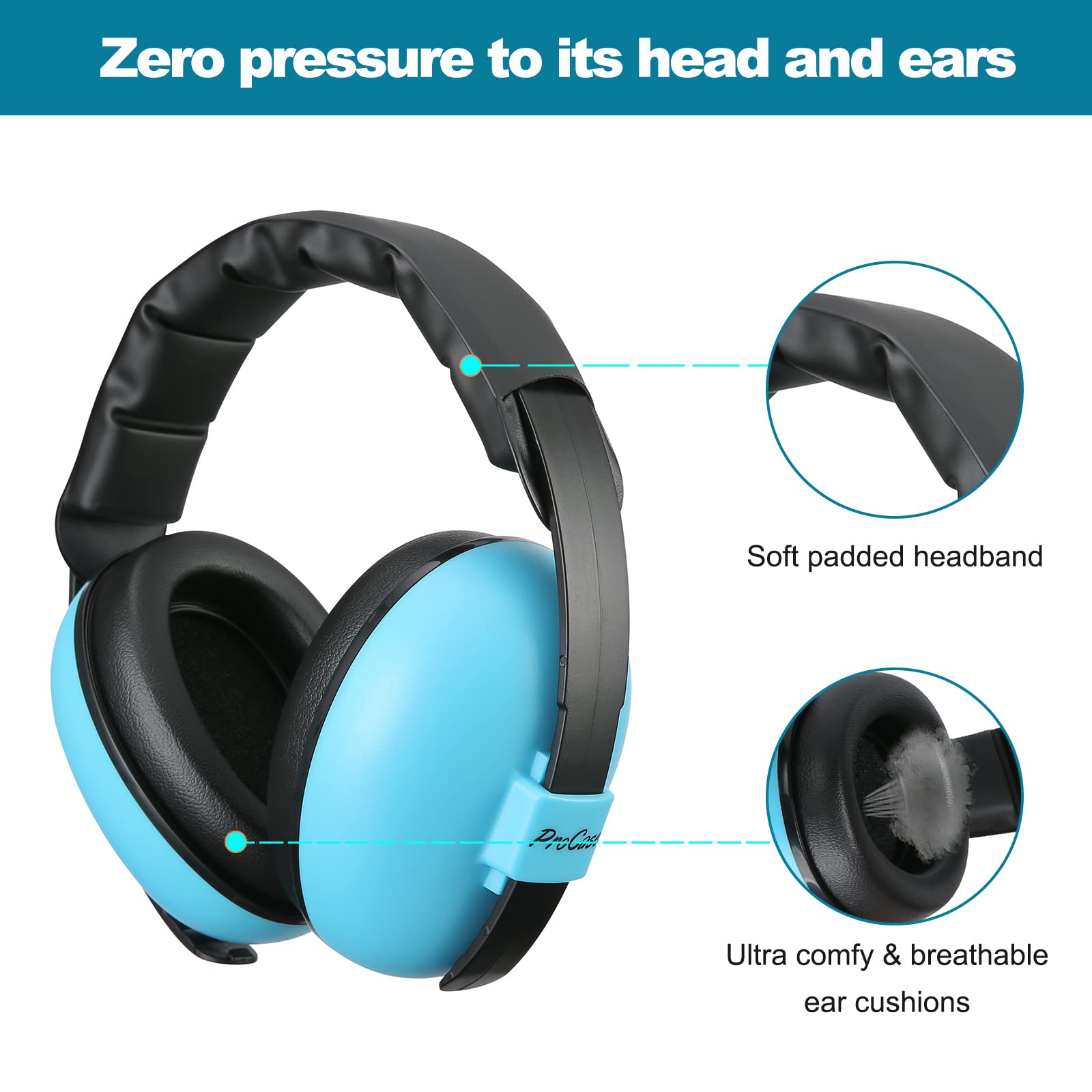ProCase blue colorway highlights safety-friendly design suitable for everyday outings.