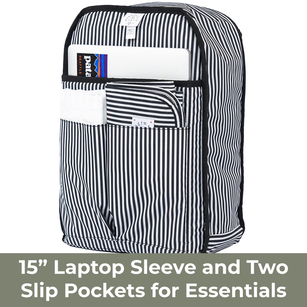Product of the North Elkin insulated front pocket keeps bottles cool on warm days.