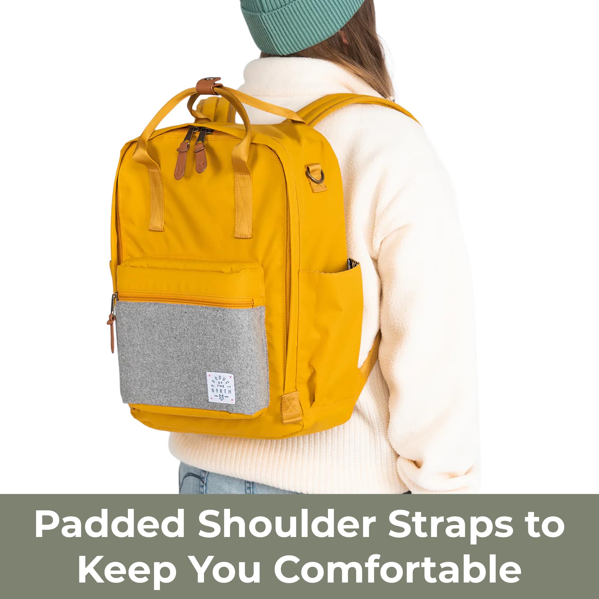 Product of the North Elkin waterproof removable changing pad enables quick diaper changes.