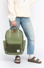 Product of the North Elkin Sage backpack wide frog-mouth opening for easy access