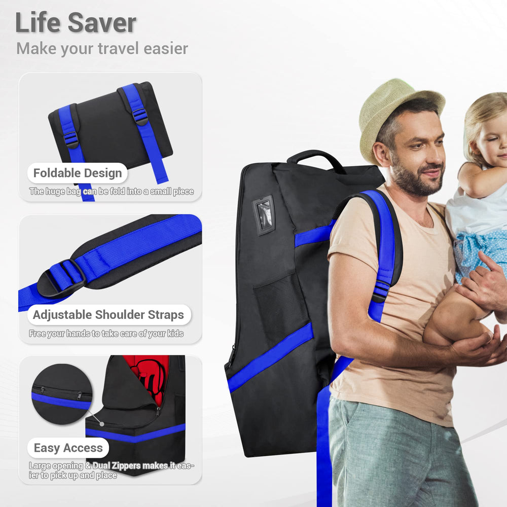 ProFaster blue interior padding protects car seats during transport