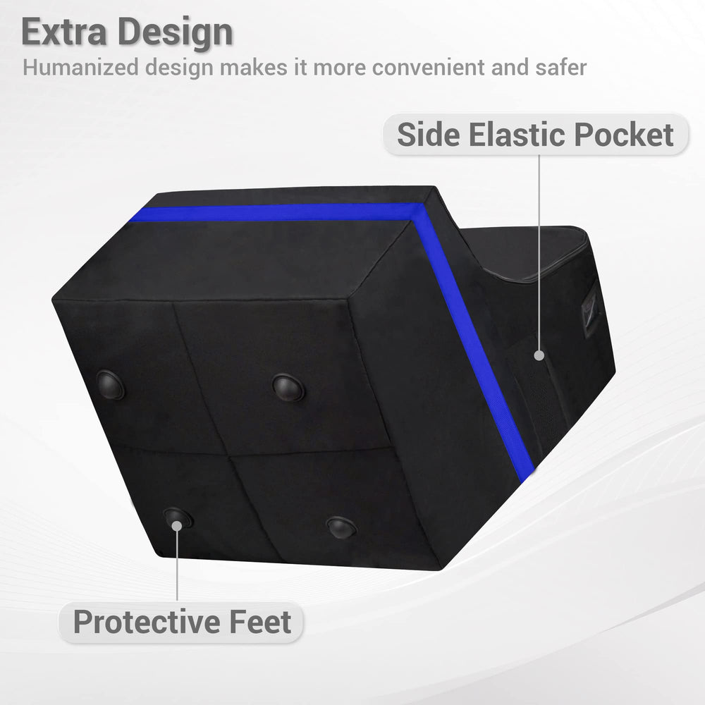 ProFaster blue foldable design enables compact storage when unused