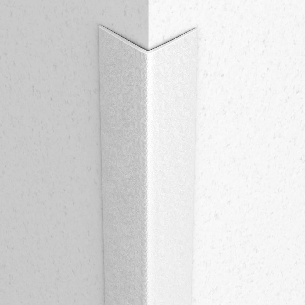ProFlex wall corner protector white textured closeup showing edge protection