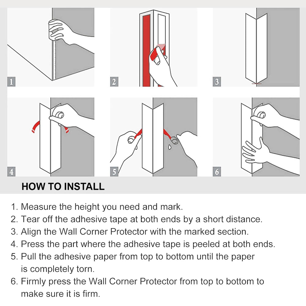 ProFlex corner guard installed on wood surface edge protection
