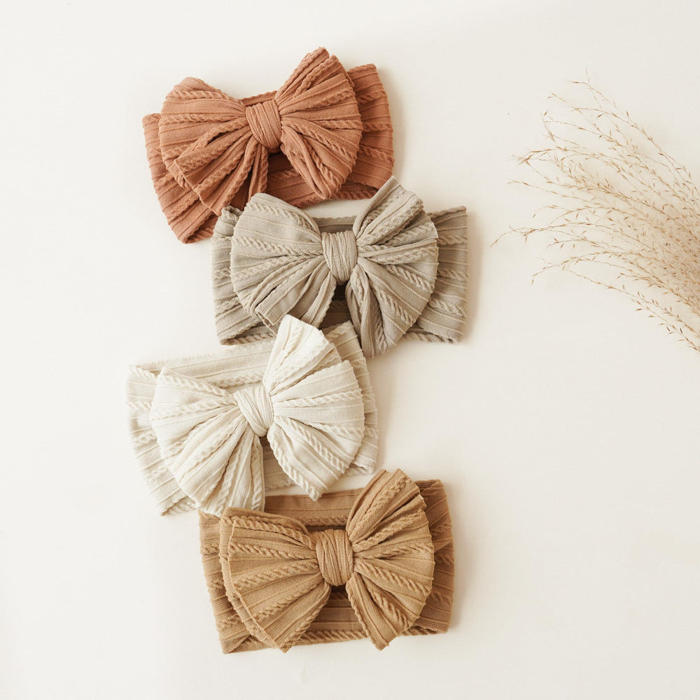 Prohouse baby headbands lavender; soft elasticity for growing babies during play