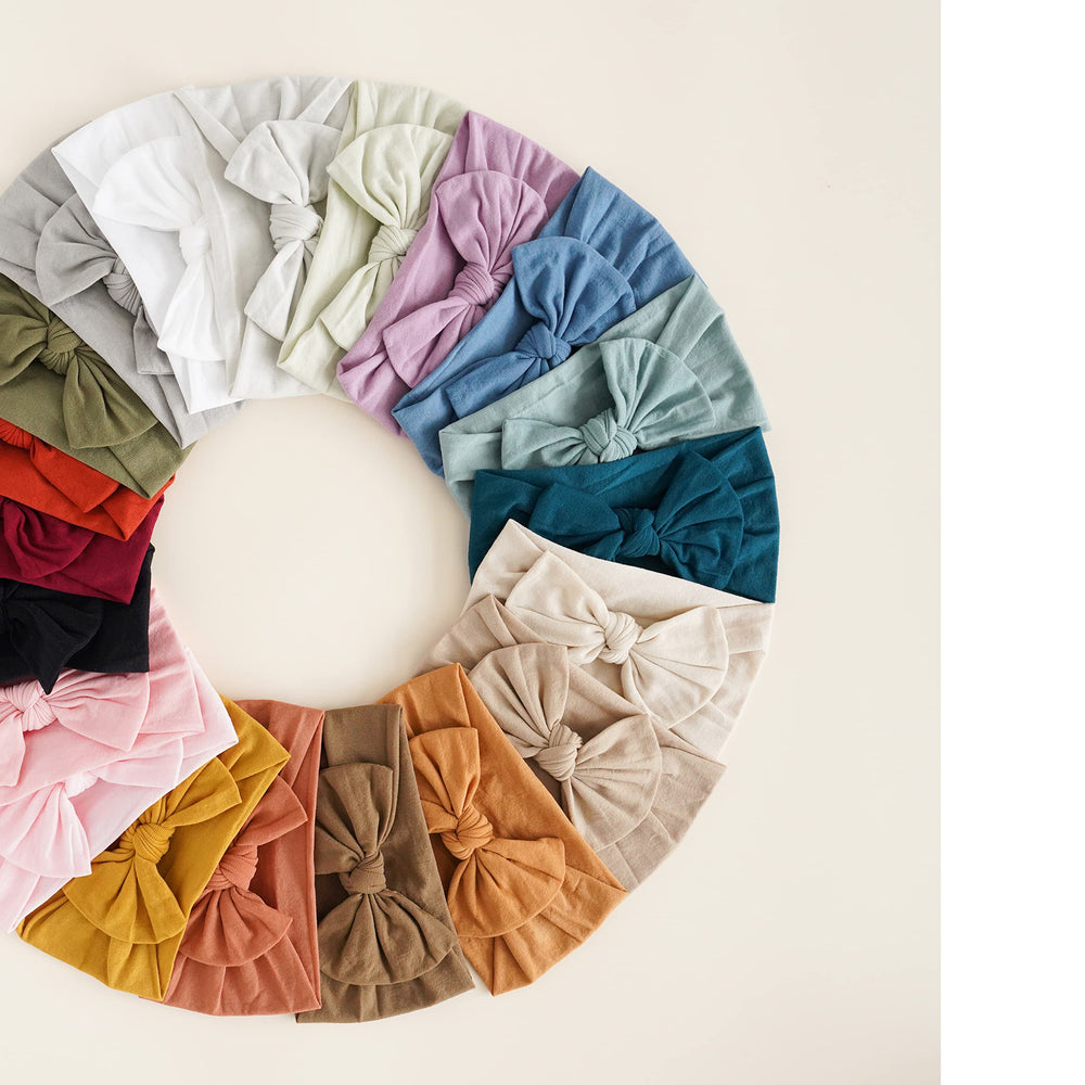 Prohouse newborn-to-toddler headbands adapt as babies grow.