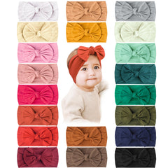 Prohouse headbands 20-color set close-up showing vibrant shades for daily outfits