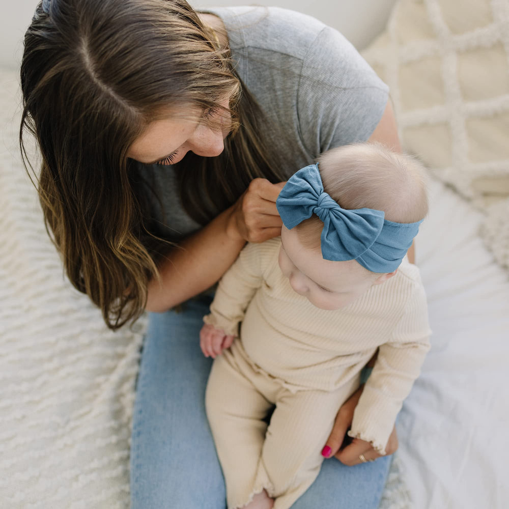 Prohouse headbands worn by newborns to toddlers in real life usage