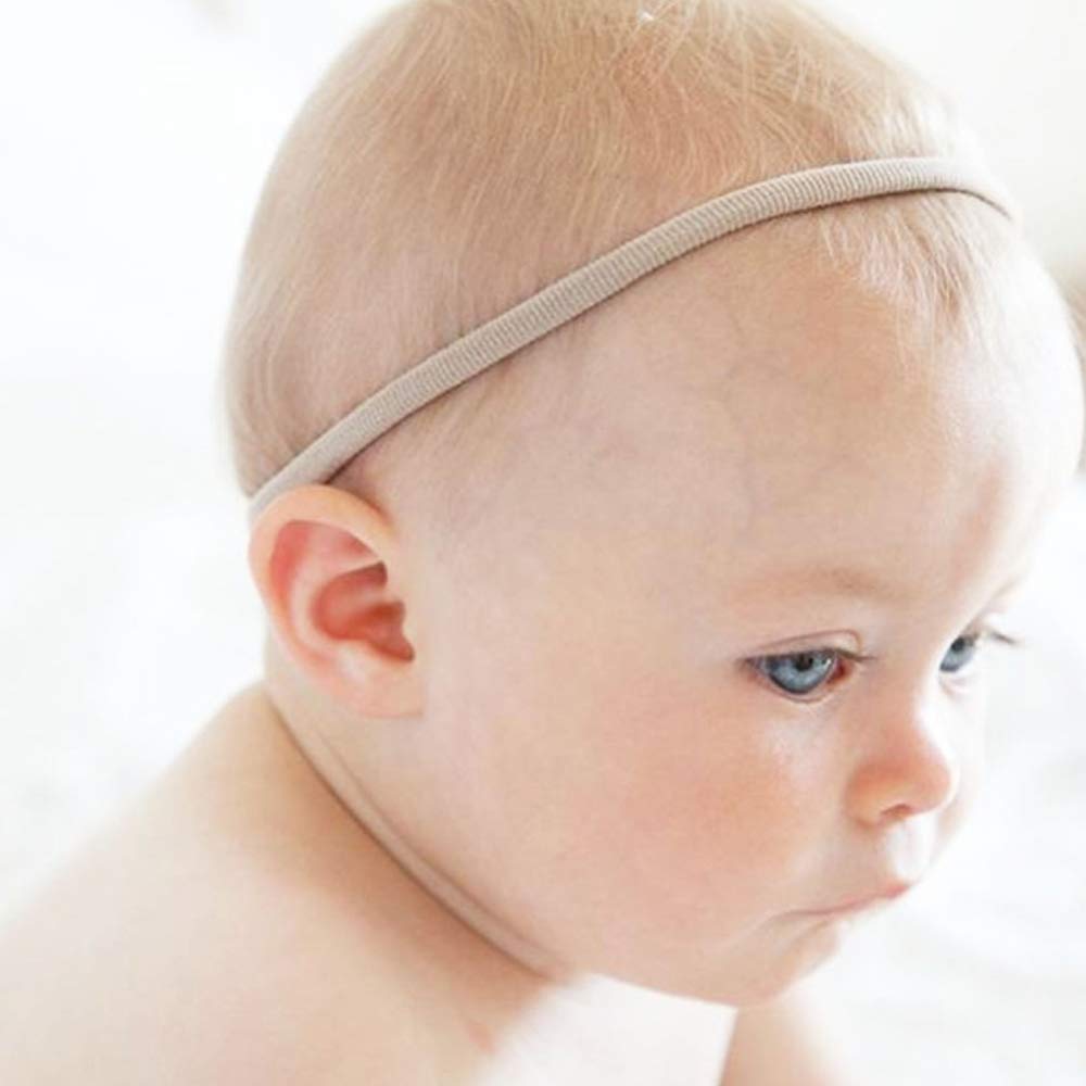 Prohouse nude color headbands ideal for bows and decorations.