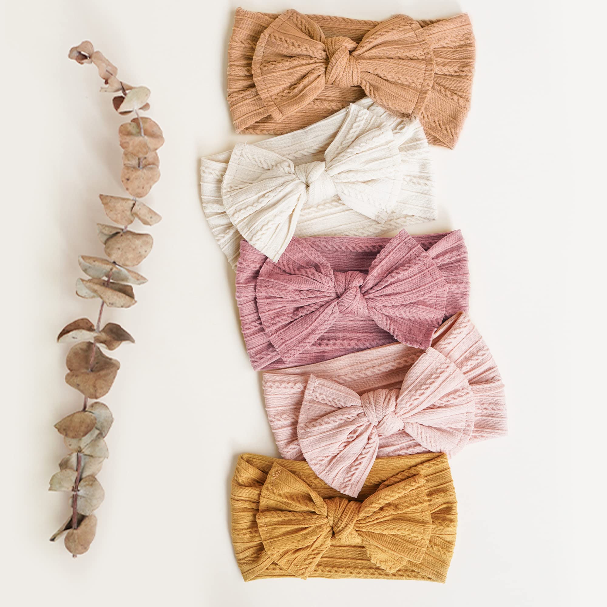 Prohouse one-size headbands with high elasticity grow with your child.