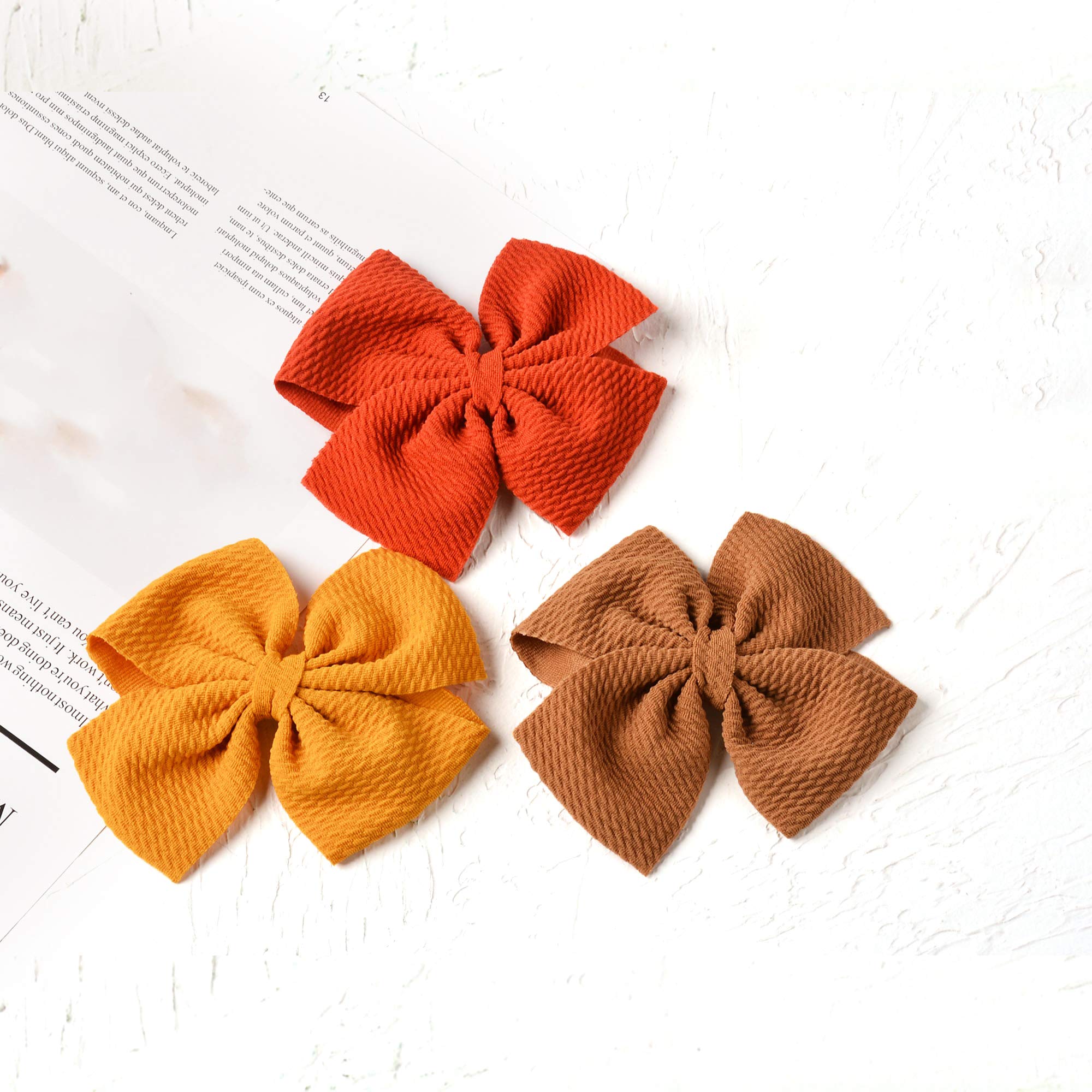 Prohouse pigtail bows set offering versatile styling for active kids.