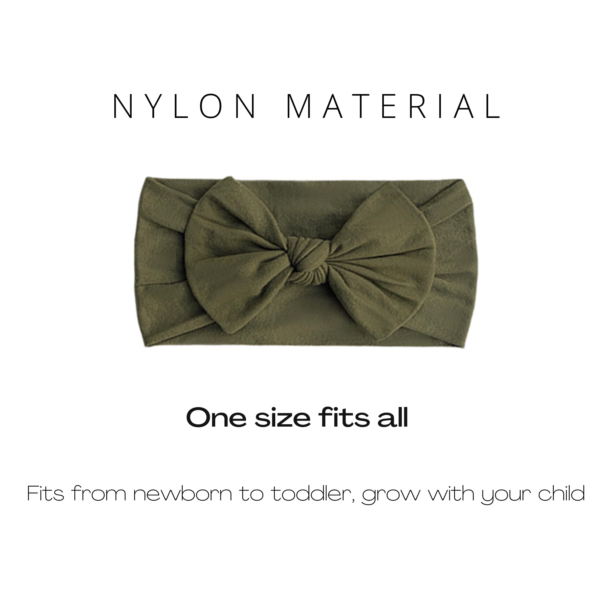 Soft nylon material details showing lightweight comfort for tiny heads.