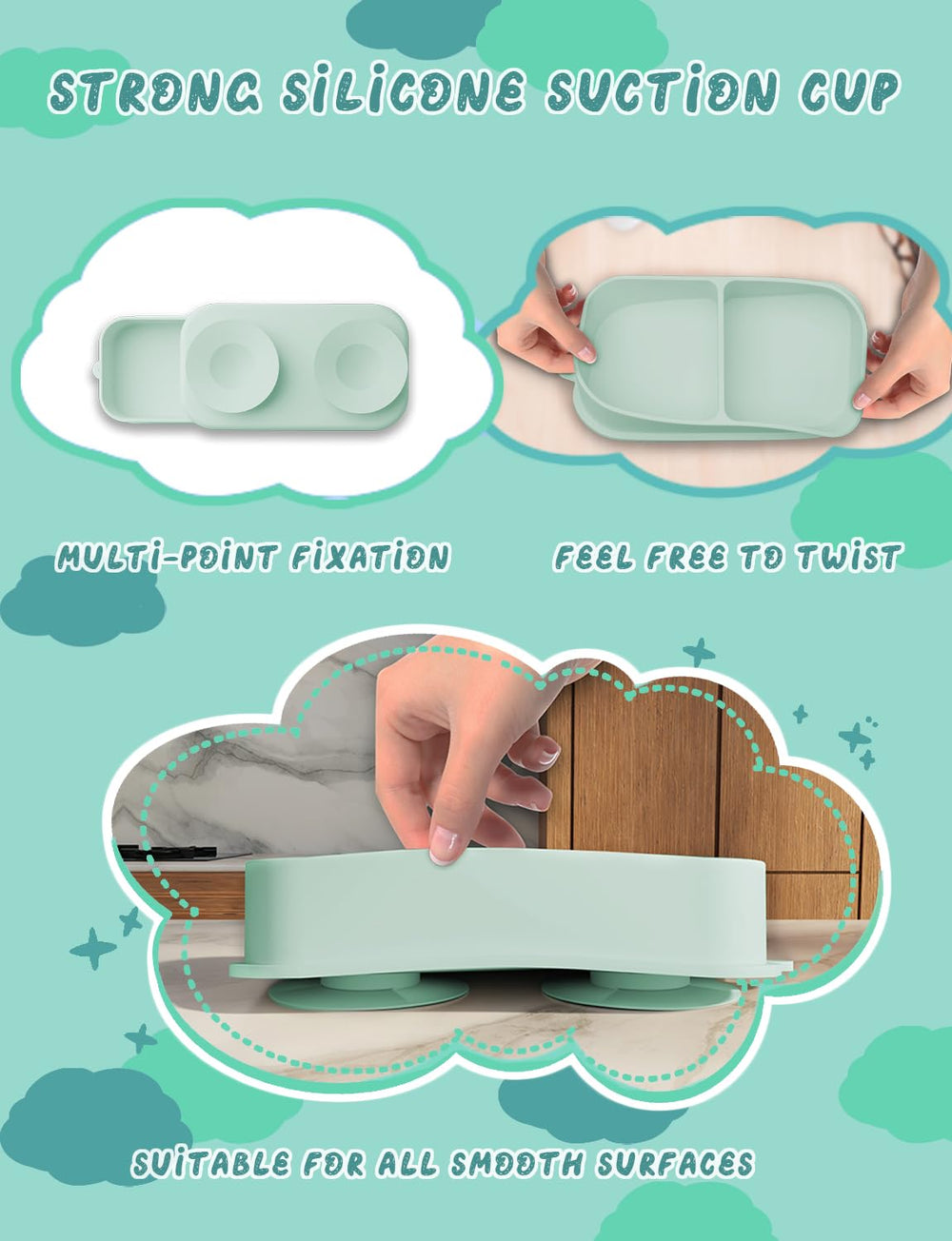 Proium silicone cup folds compactly for easy packing