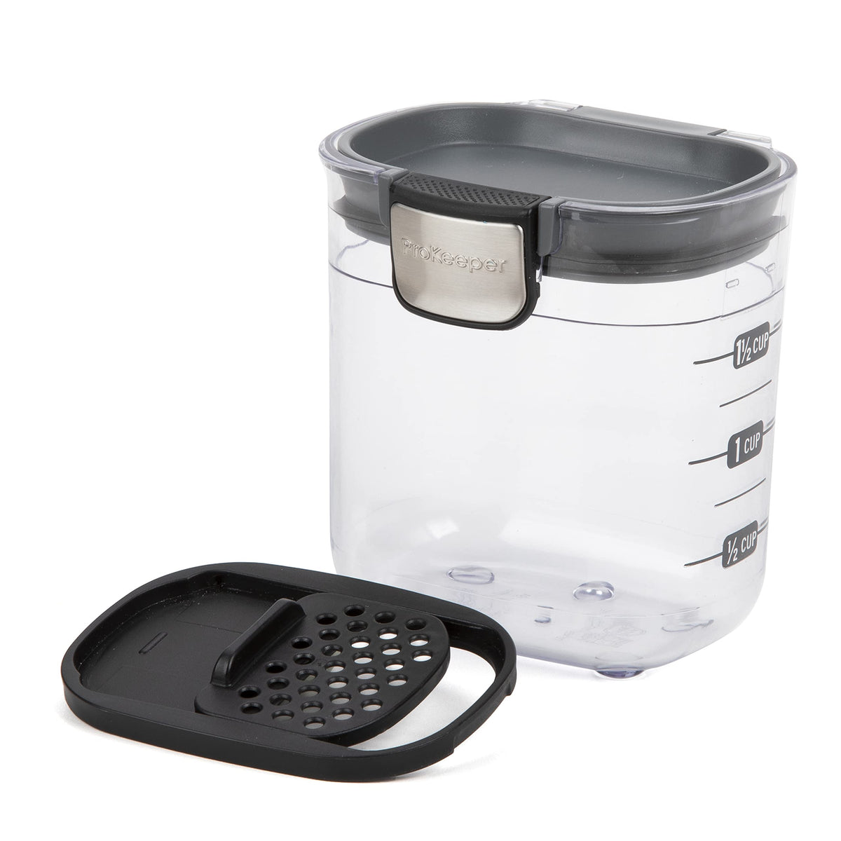 ProKeeper+ mini container with airtight silicone seal keeps spices fresh and organized.