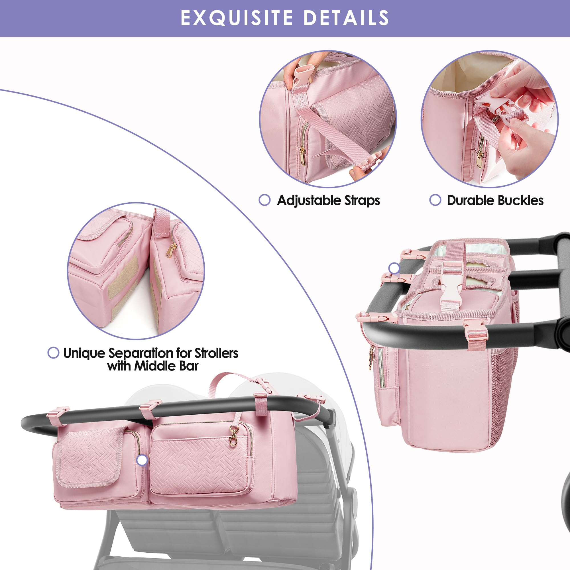 Prokva front flap wipe dispenser pocket keeps wipes handy