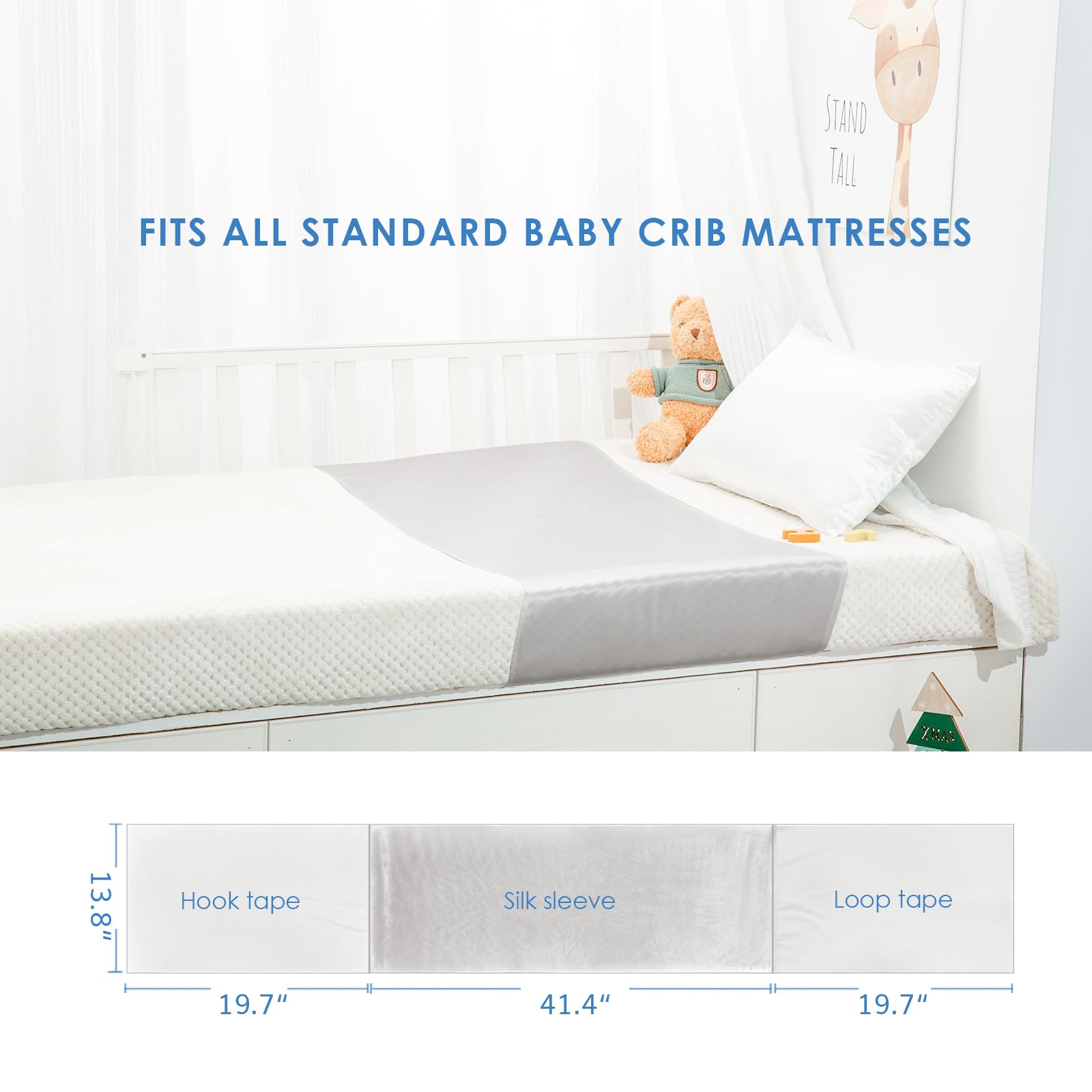 PROMEED silk bassinet sleeve for simple, gentle care in a washing machine.