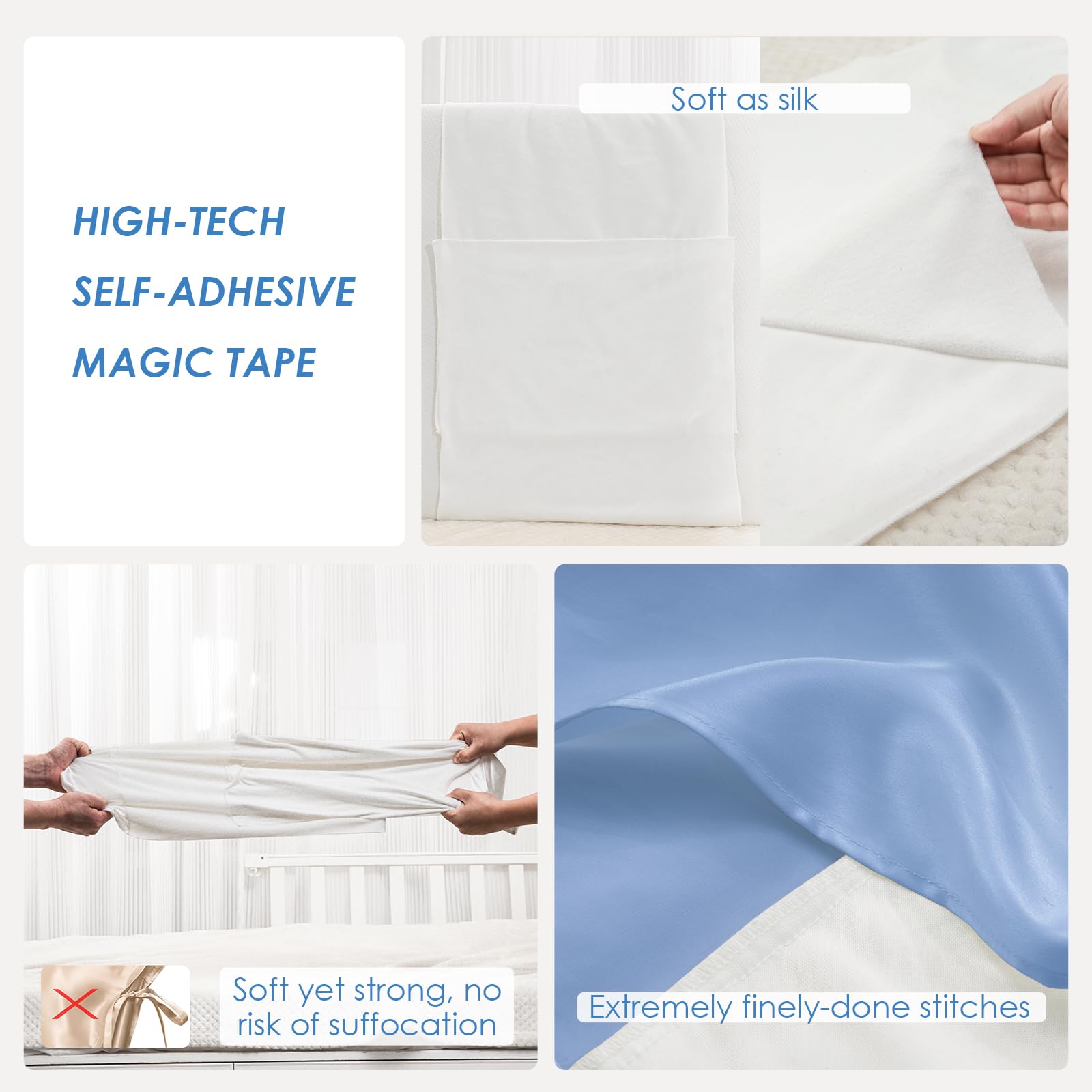 PROMEED magic-tape attachment secures a safe, quick-fit sleeve