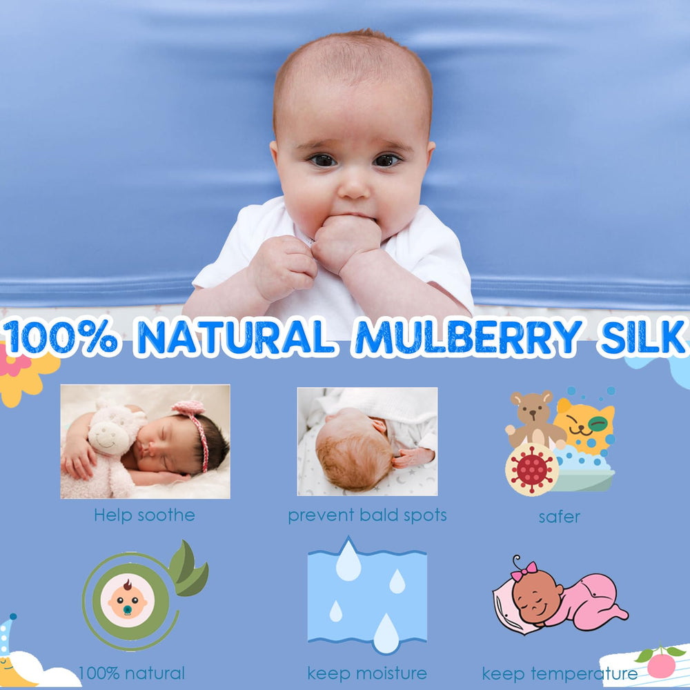 PROMEED silk crib sleeve on bassinet demonstrates breathable fabric for cool naps
