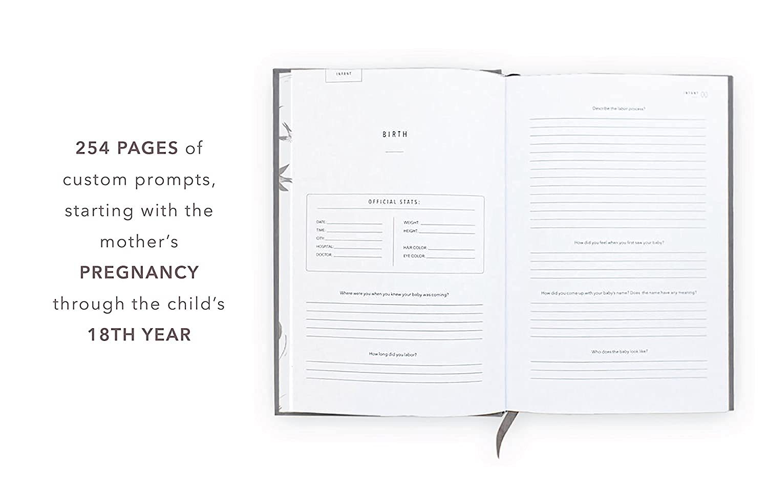 Promptly Journals childhood timeline captures year-by-year memories for easy storytelling