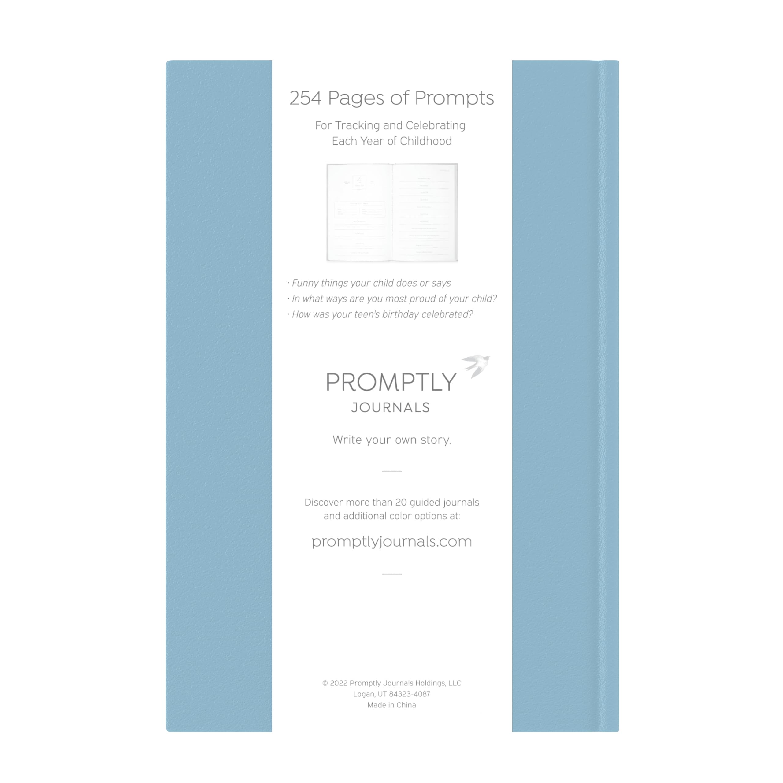 Promptly Journals pregnancy journal spread captures first moments and hopeful family stories