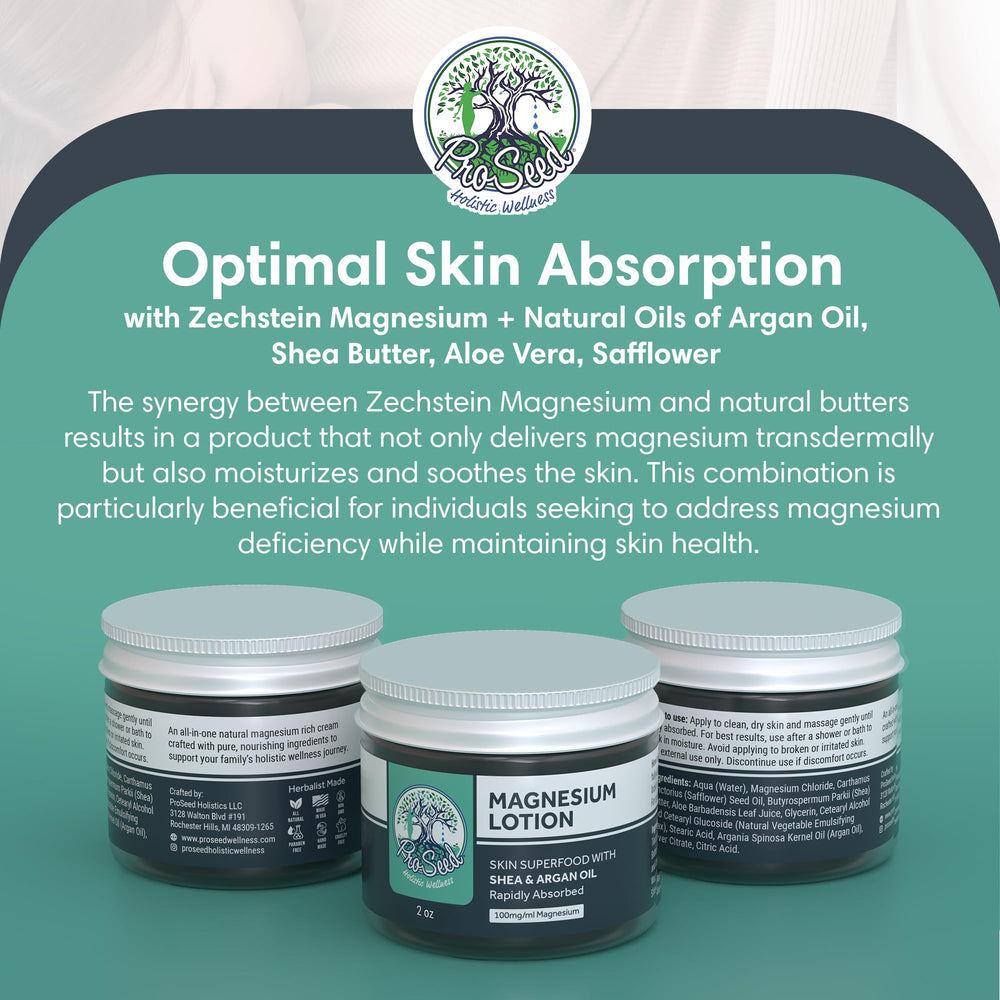 ProSeed Lotion bedside routine suggests soothing bedtime use for fatigue relief.