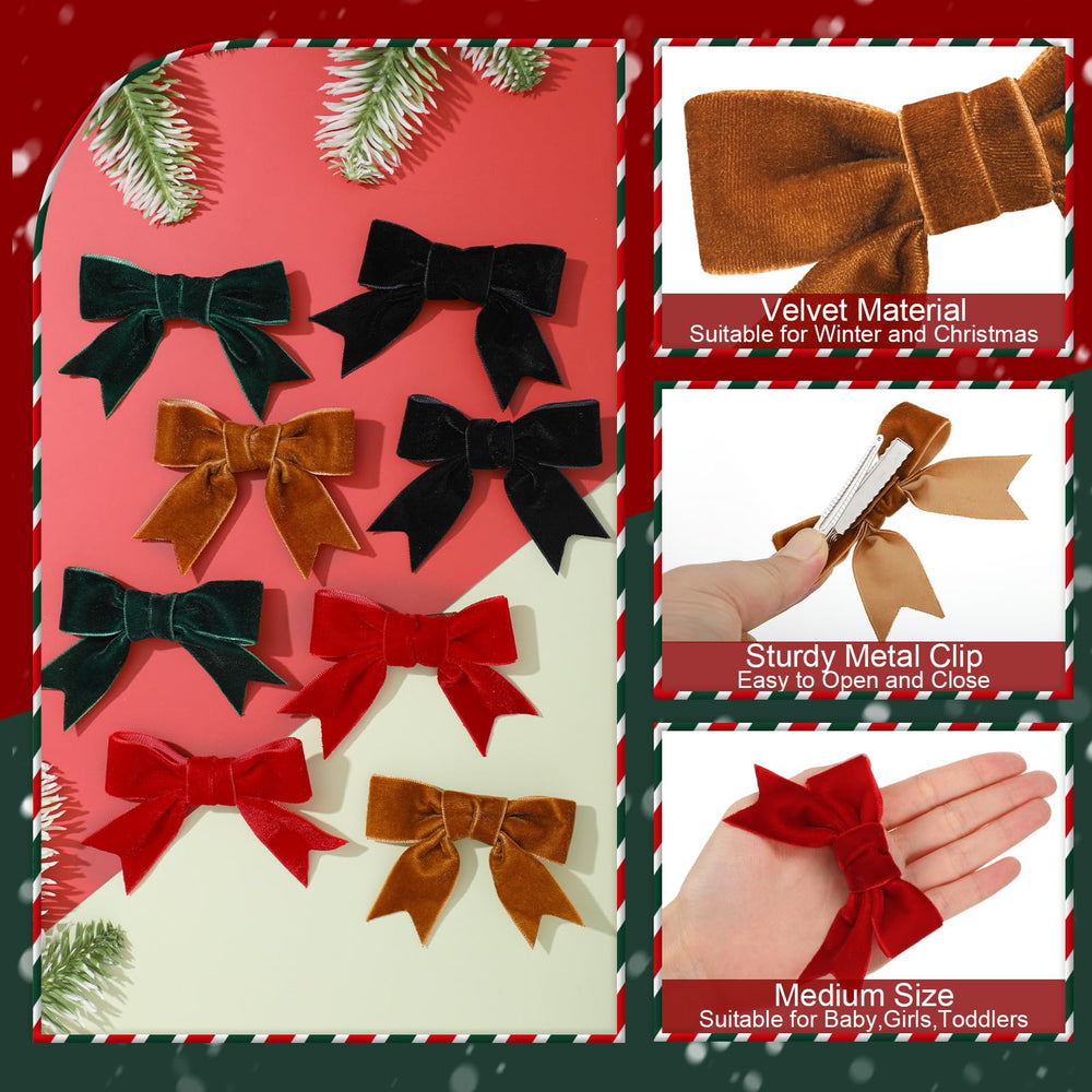 ProSuites black velvet hair bow pairs with daily looks.