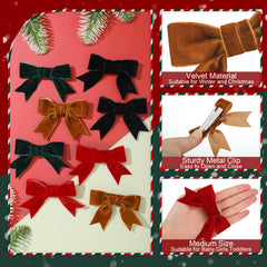 ProSuites black velvet hair bow pairs with daily looks.