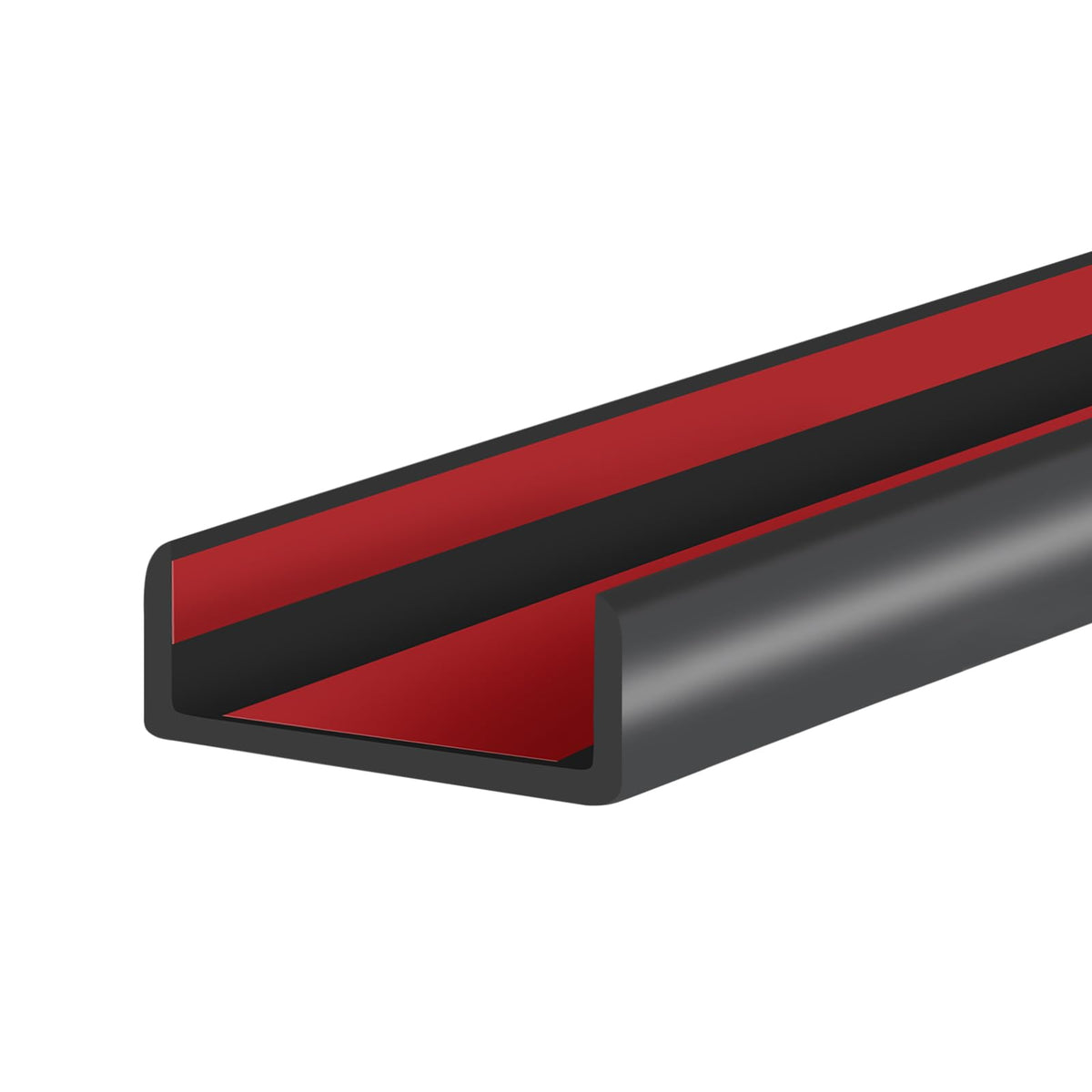 Protalwell Rubber Edge Trim 1-3/4in black provides durable edge protection.