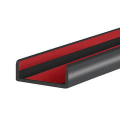 Protalwell Rubber Edge Trim 1-3/4in black provides durable edge protection.