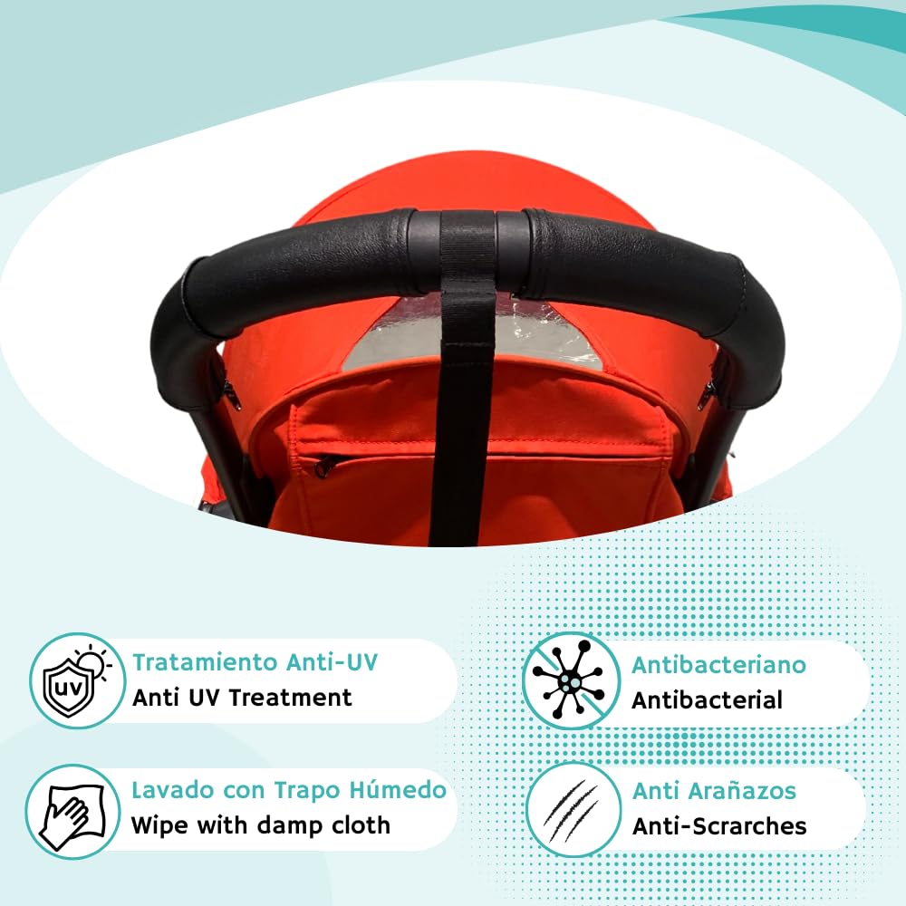PROTEC TIF vegan leather texture emphasizes odor-free durability.
