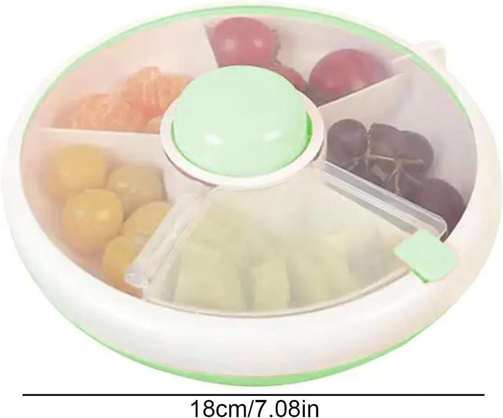 Proudy snack spinner pink easy-cleaning lid promotes safe, reusable storage