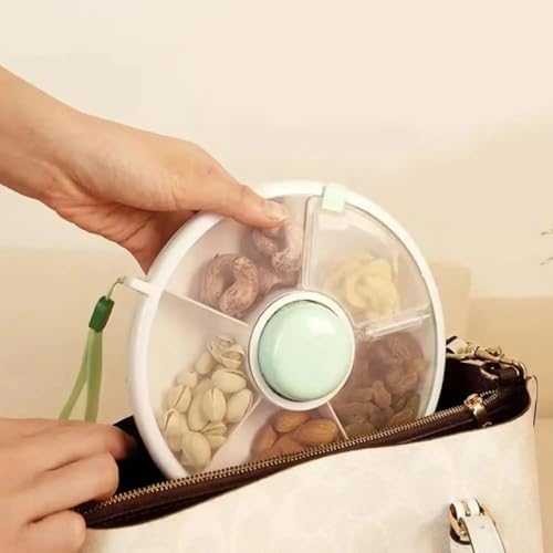 Proudy Snack Spinner side view emphasizes portable, lightweight build for school or outings.
