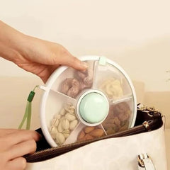 Proudy Snack Spinner side view emphasizes portable, lightweight build for school or outings.