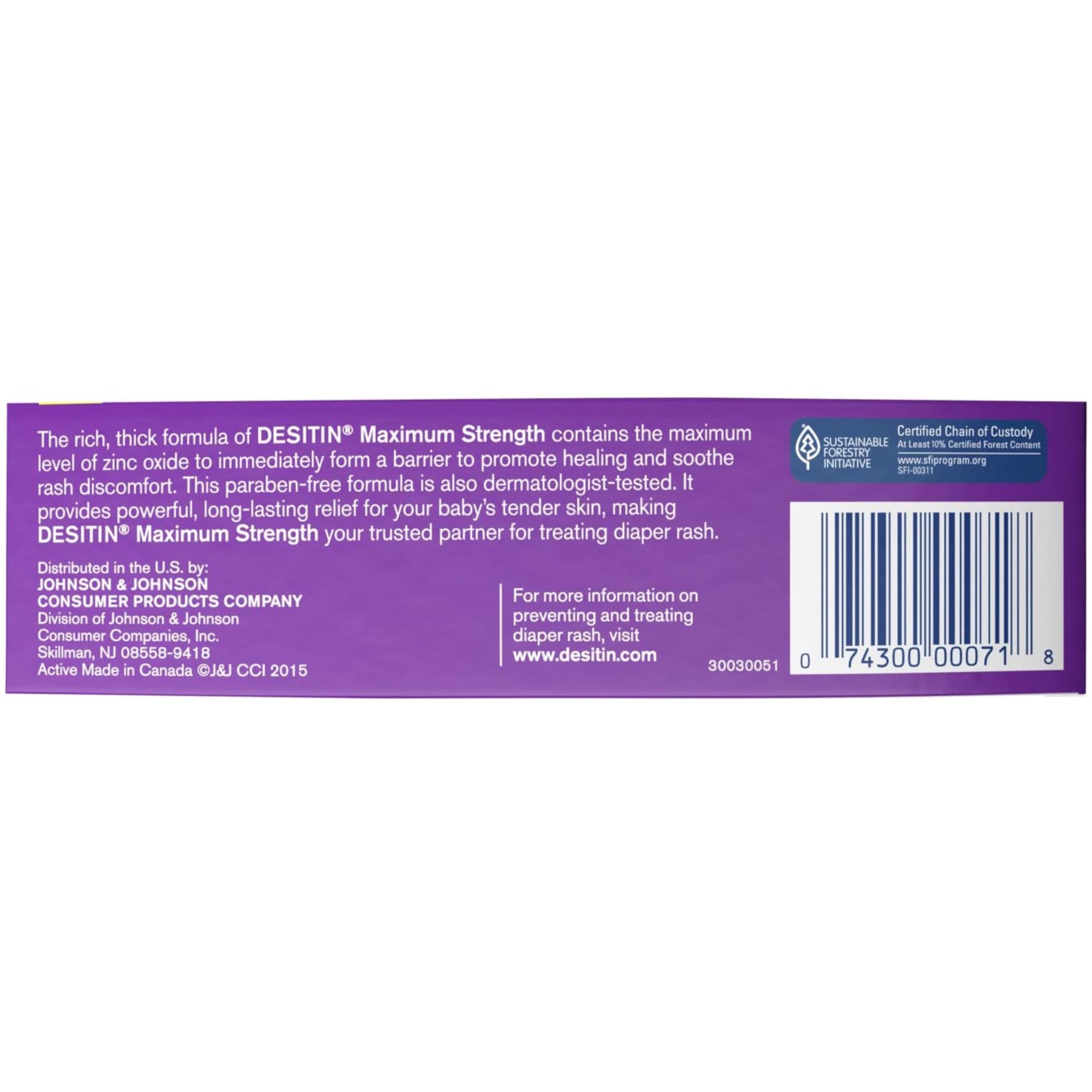 PS Medical Desitin tube ready for on the go diaper rash care.