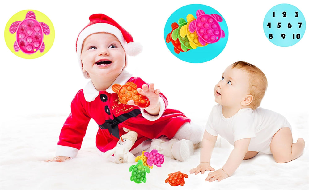 PSDFH turtle teething toys—encourage grabbing and playtime exploration