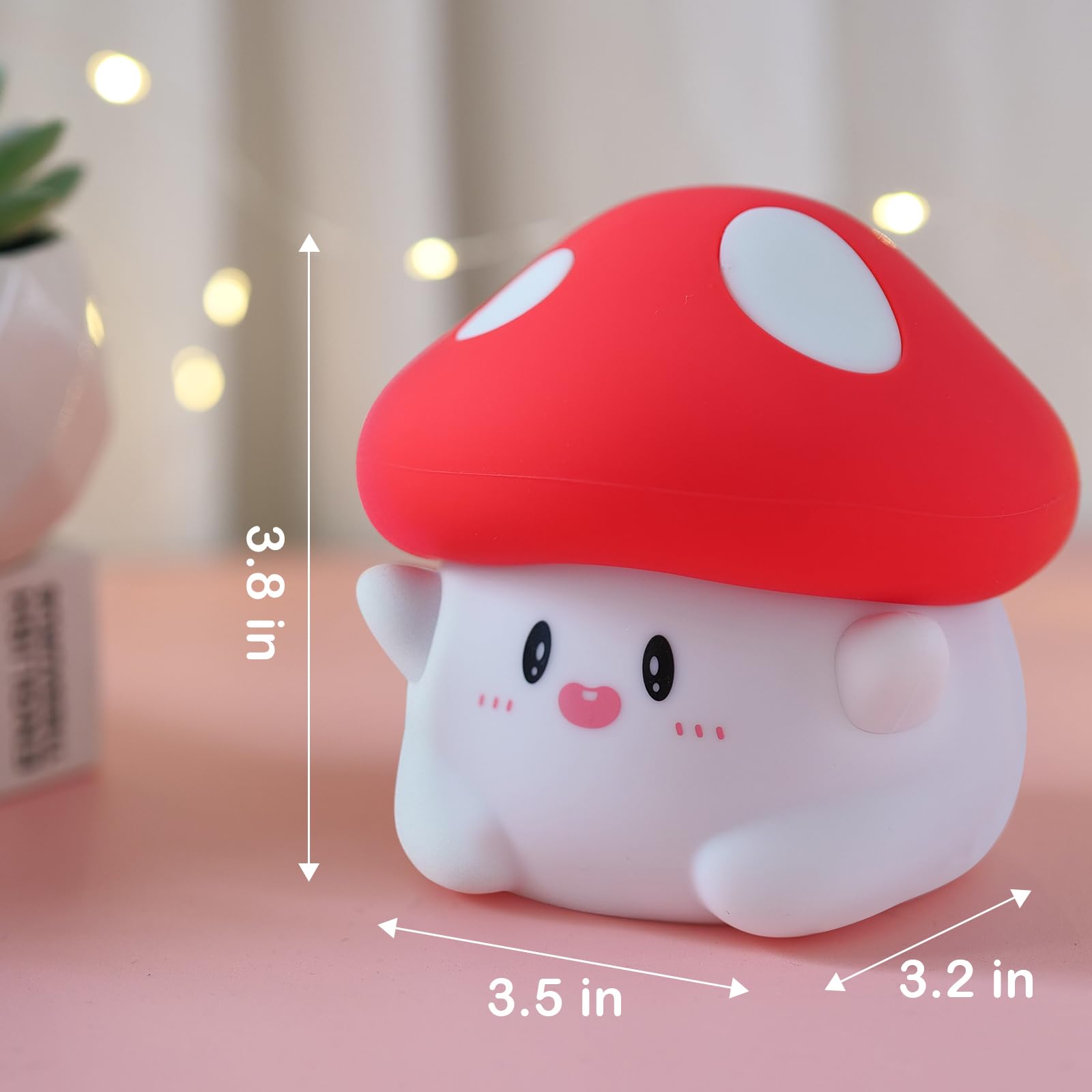 PSDRIQQ Mushroom Night Light is kid-friendly, ideal for nurseries.