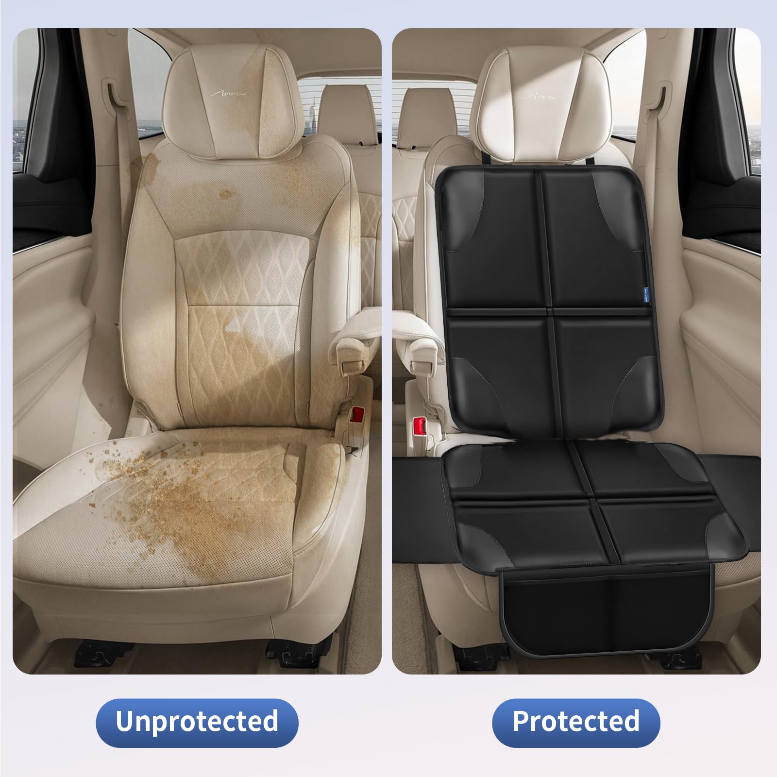 Psumuabrre anti-slip dots keep cover in place during travel.