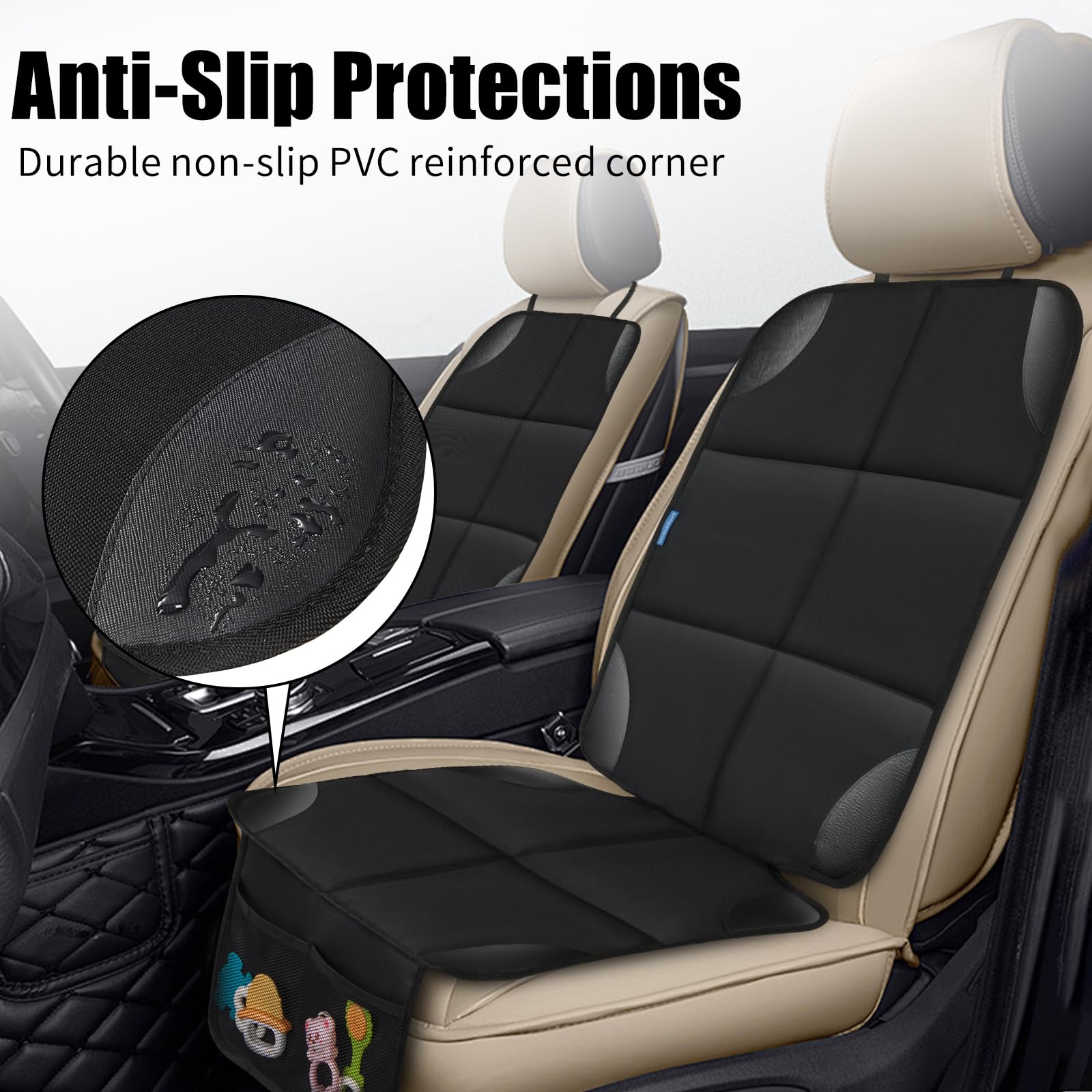 Psumuabrre protector for kids and pets on car trips.