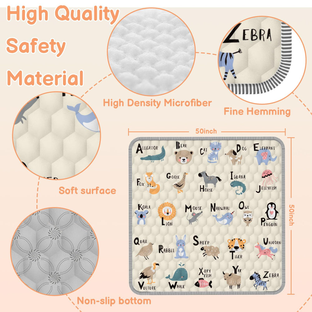 Ptcide baby play mat folded demonstrates compact storage and quick setup