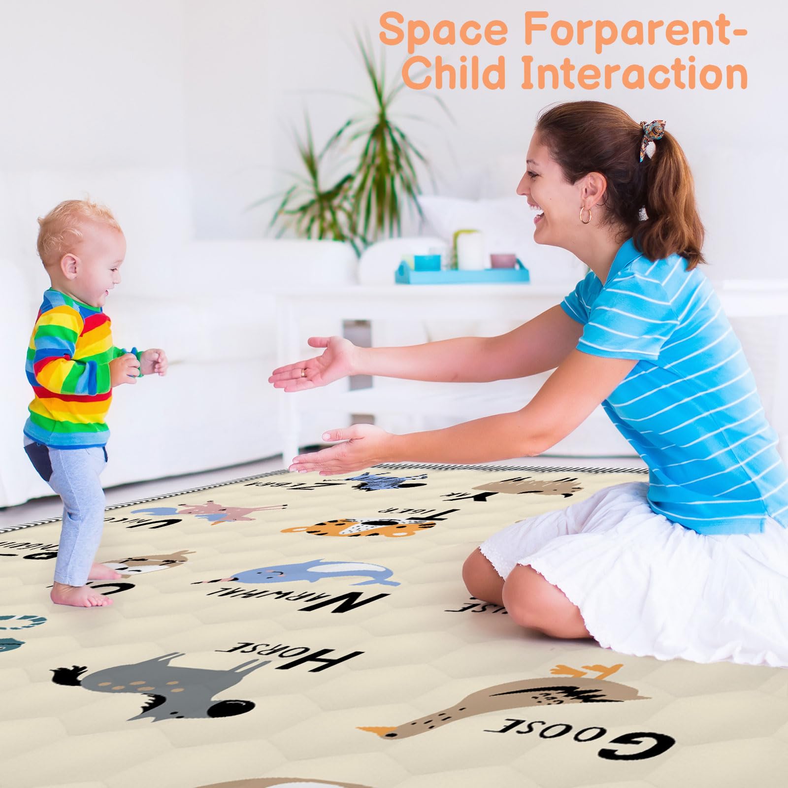 Ptcide CPC-certified baby play mat ensures safety standards for families