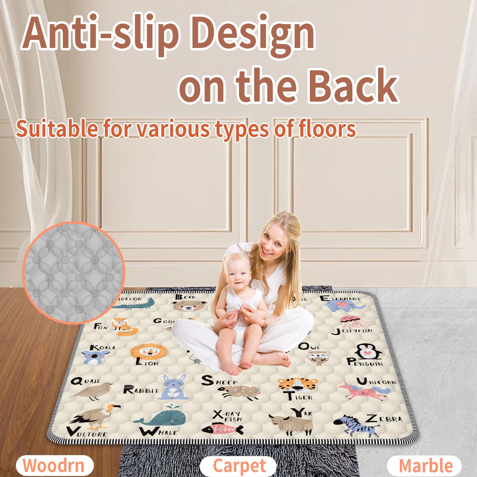 Ptcide Foldable One-Piece Mat for quick storage and on-the-go use.