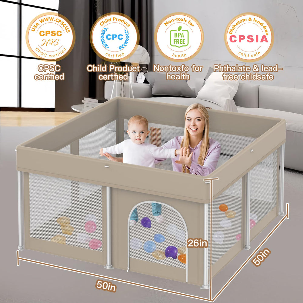 Ptcide playpen removable cover; machine washable for easy cleaning