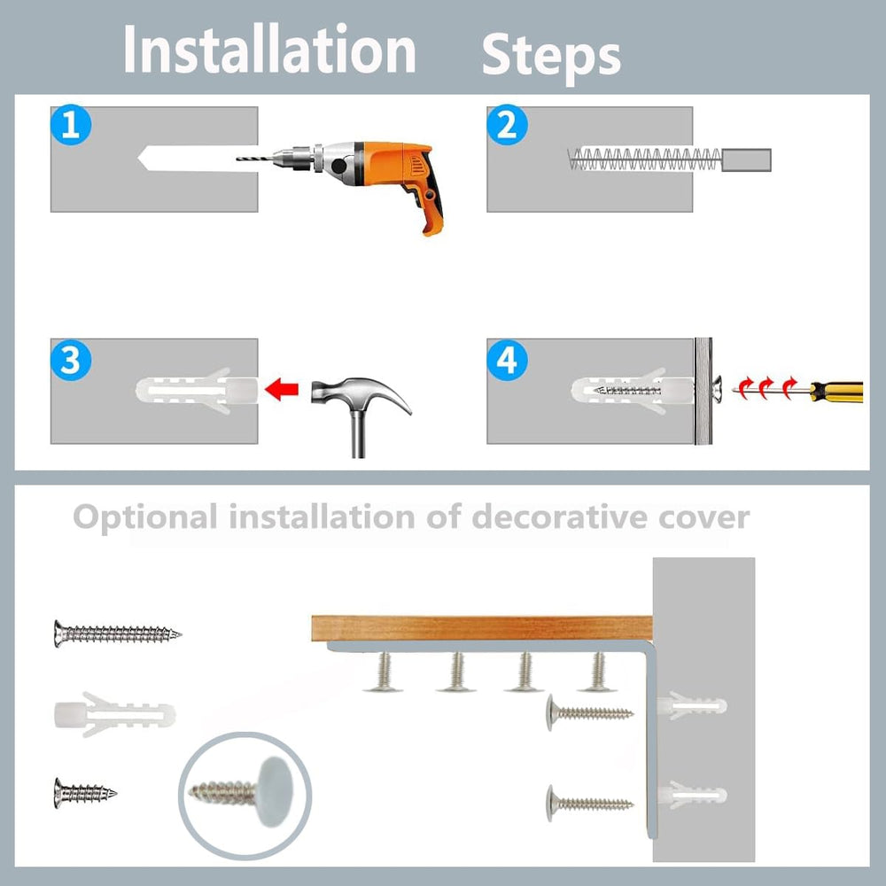 PTKSZGT anti-tip anchor easy-install design with screwdriver
