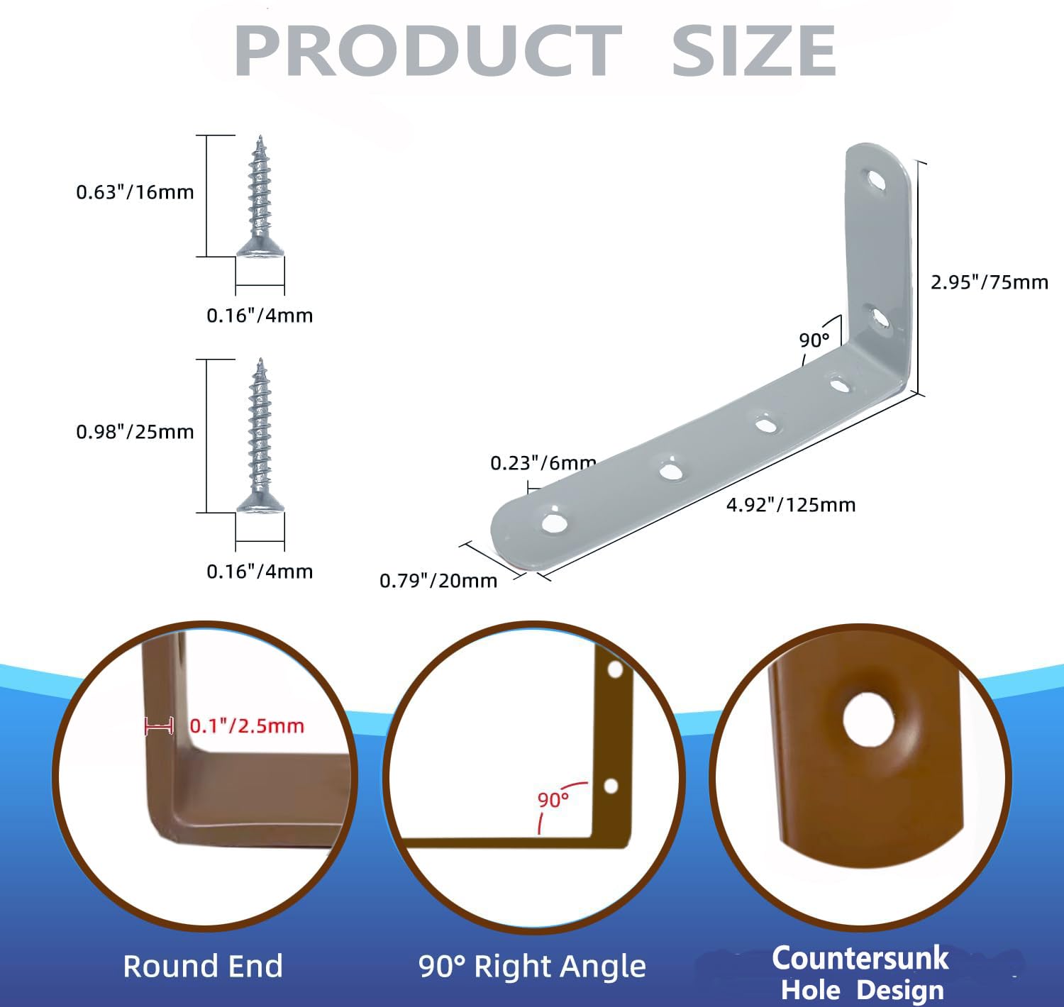 PTKSZGT anti-tip anchor packaging includes all mounting components