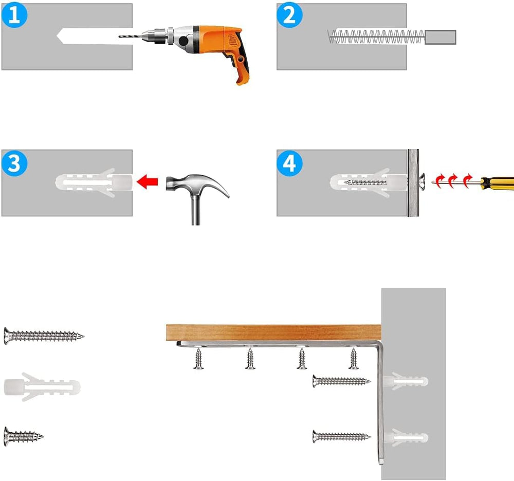 PTKSZGT furniture anchors stainless brackets provide lasting strength for family spaces.