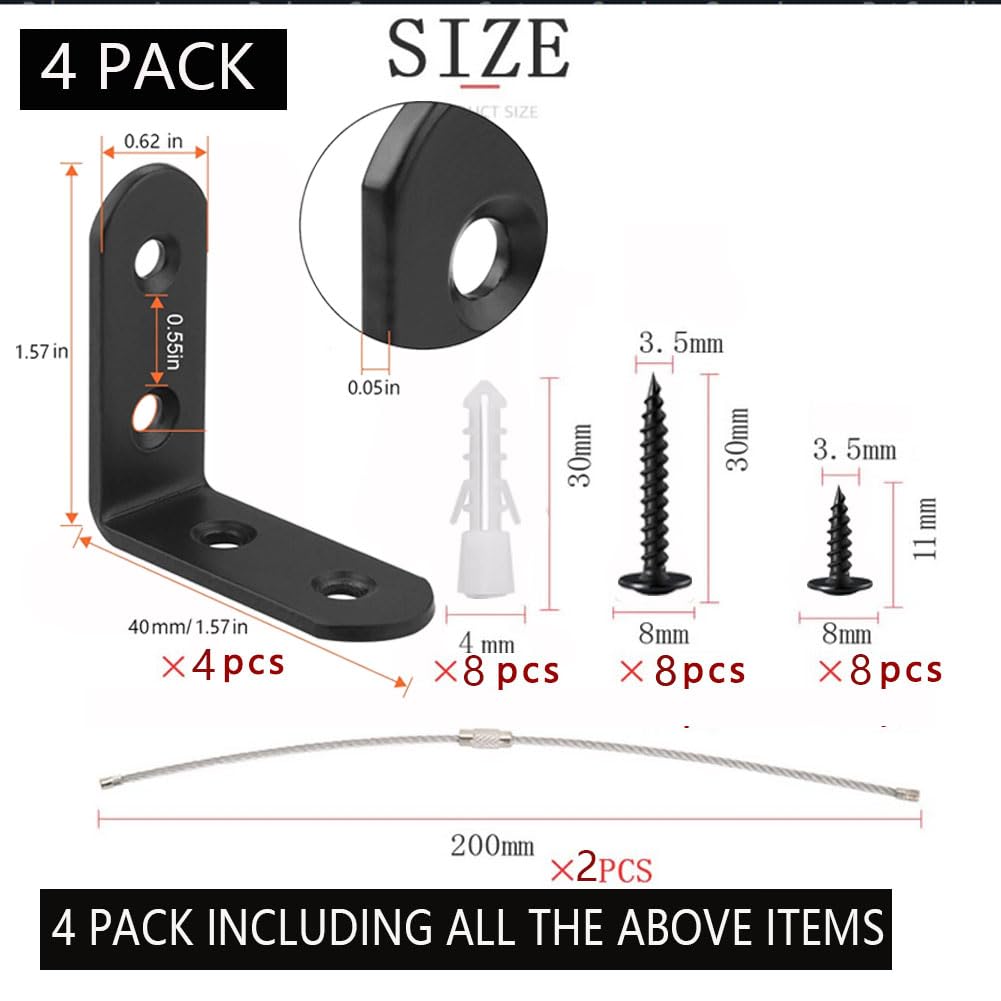 PTKSZGT screws and wall anchors for secure mounting