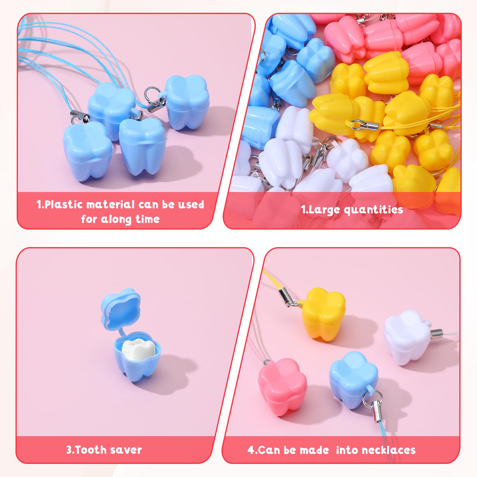 Ptwola Tooth Storage 40 Pack—convenient supply for ongoing keepsake moments.