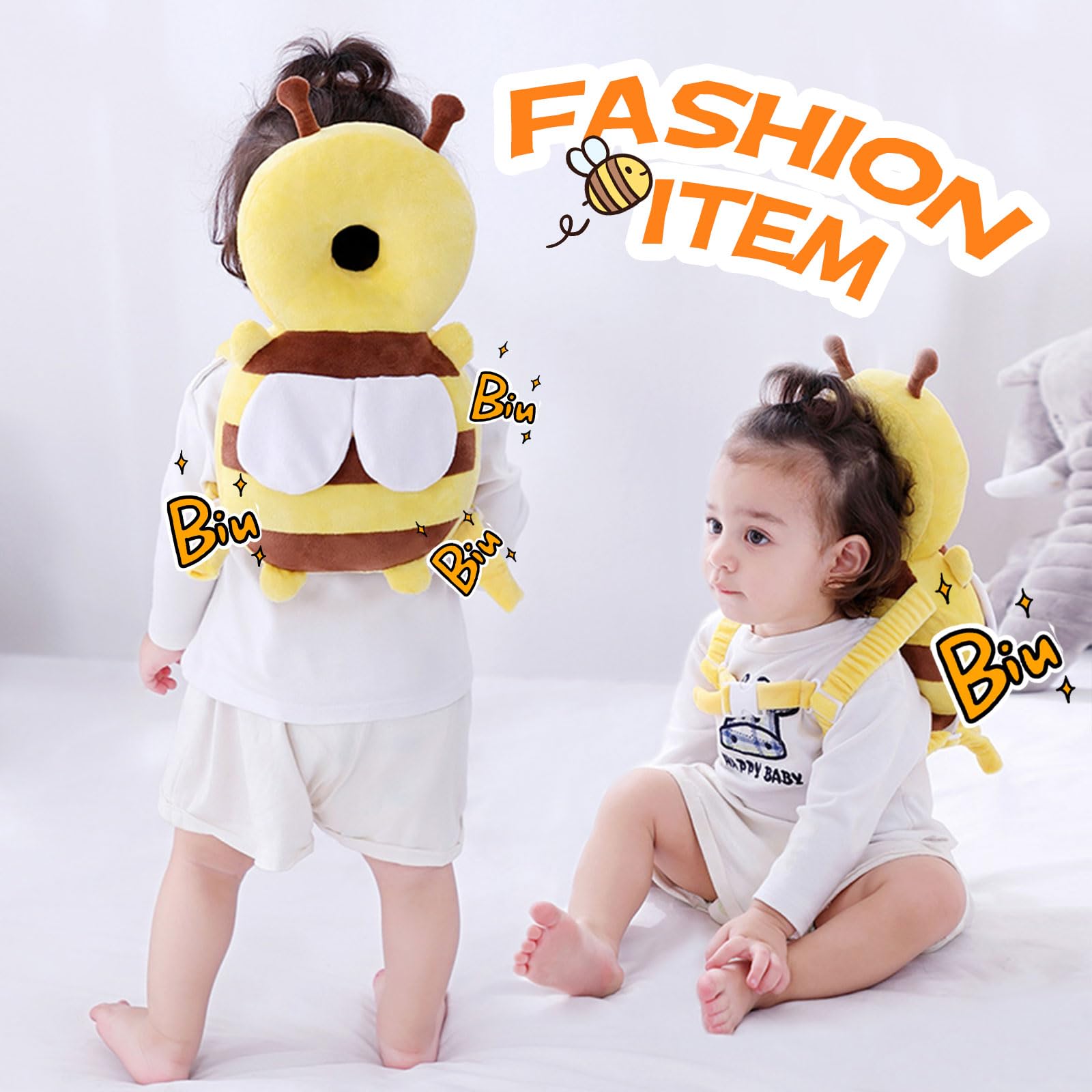 Pucmaoci baby head protector backpack adds a cute, practical gift option.