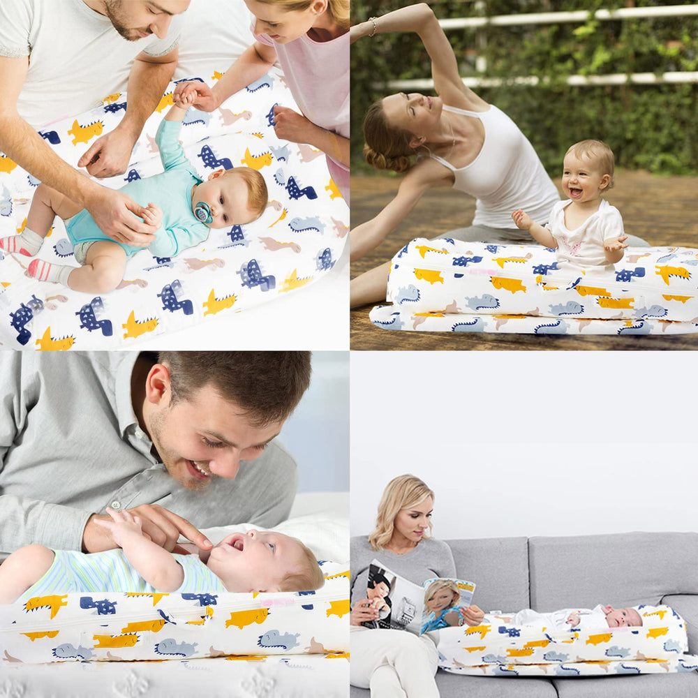 Pucmaoci baby lounger cover dino packaging-ready for easy gifting
