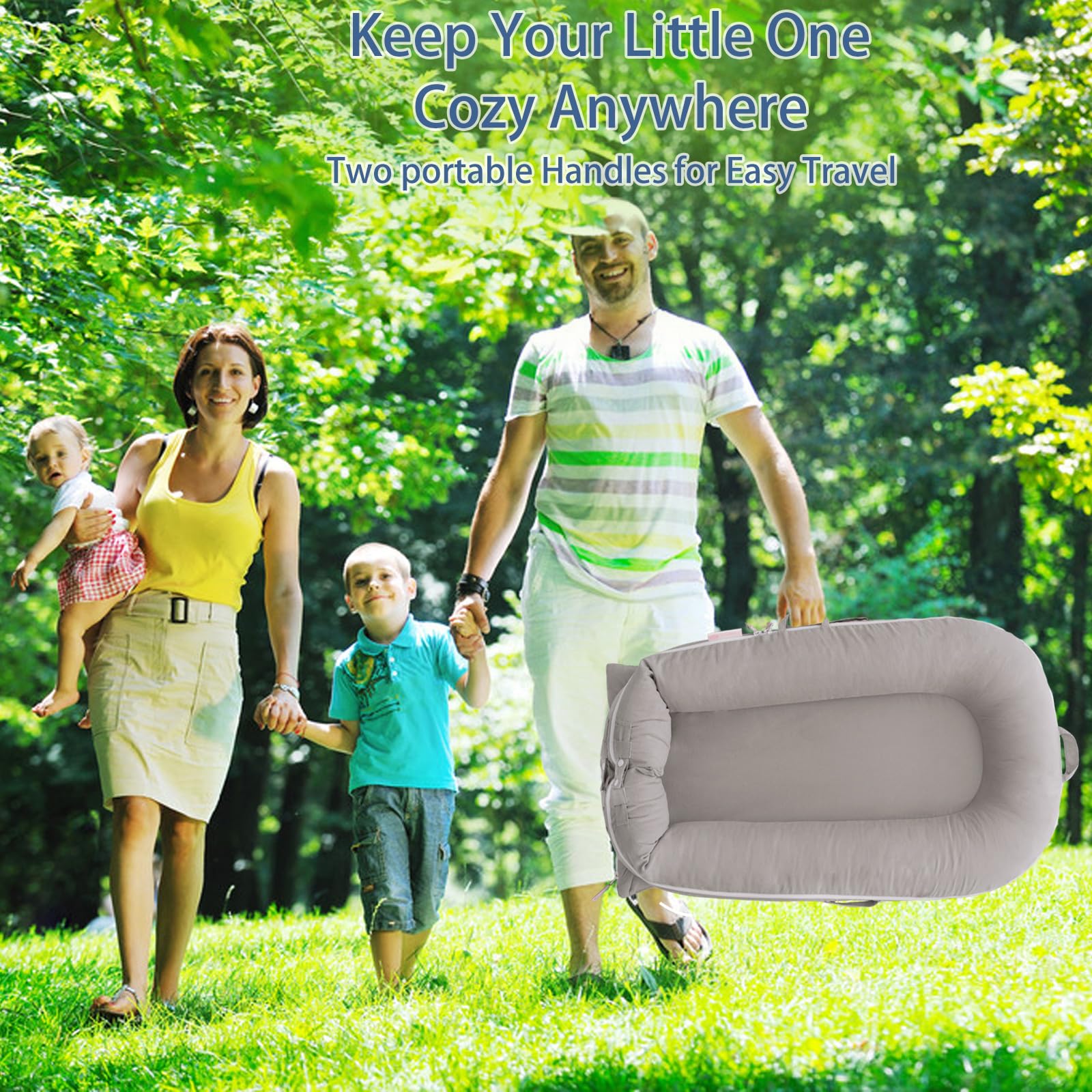 Pucmaoci DockATot cover hypoallergenic corduroy; gentle surface for newborns.